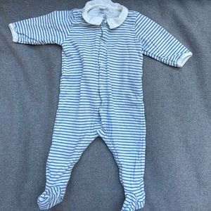 Petit Bateau Footed Onesie Romper